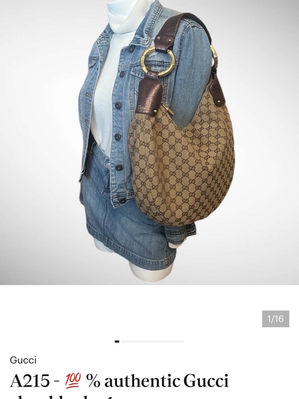 Gucci shoulder bag, wonderful condition. Minimal ware. See pictures for details